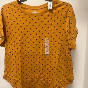 Old Navy Yellow Boxy Short Sleeve T-Shirt